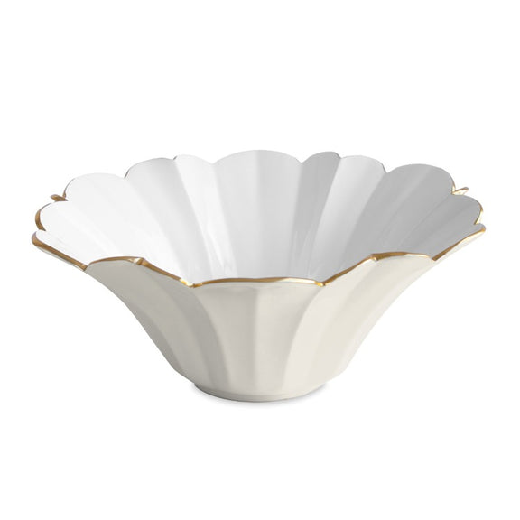 ENCANTO Avril Large Bowl (Cream and White)