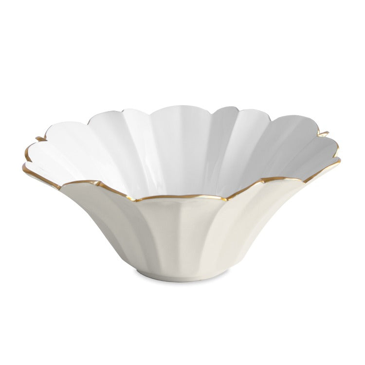 ENCANTO Avril Large Bowl (Cream and White)
