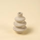 Ripple Paper Mache Bud Vase