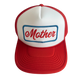 Mother Patch Trucker Hat: Red/White