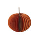 Recycled Paper Folding Honeycomb Pumpkin