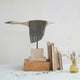 Hand-Carved Mango Wood & Metal Goose