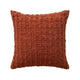 Rust Waffle Weave Pillow