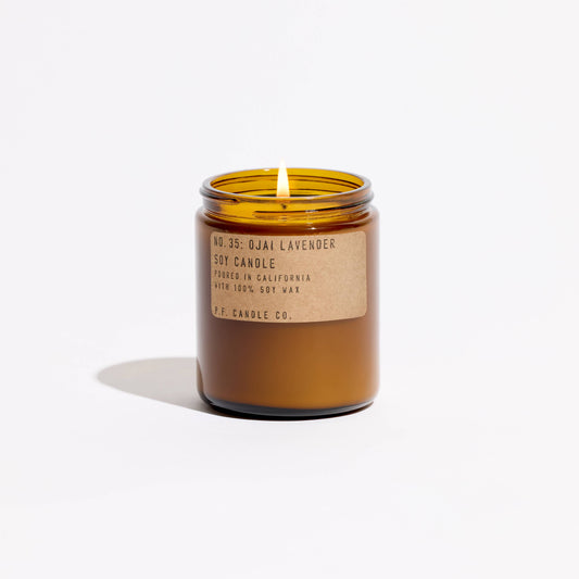 Ojai Lavender Glass Jar Soy Candle