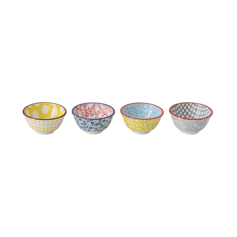 Hand-Stamped Stoneware Pinch Pot's