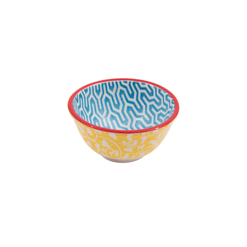 Hand-Stamped Stoneware Pinch Pot's
