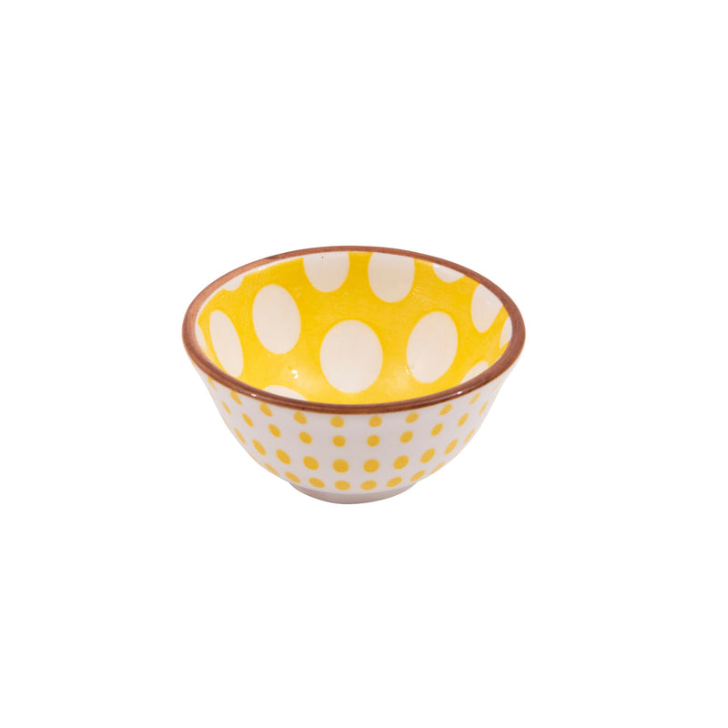 Hand-Stamped Stoneware Pinch Pot's