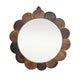 Vintage Reproduction Scalloped Wall Mirror