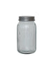 4 Cup Pressed Glass Jar w/ Metal Lid, [product_price]- Greenhouse Home