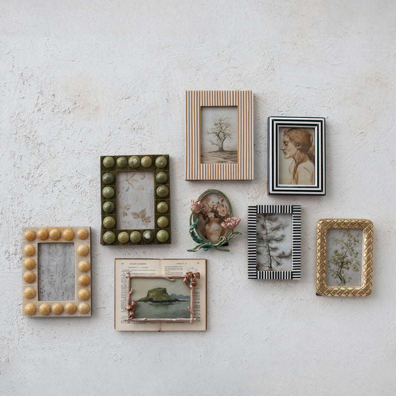 Carved Mango Wood Photo Frame