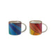 Multi Colored Rainbow Stoneware Mug