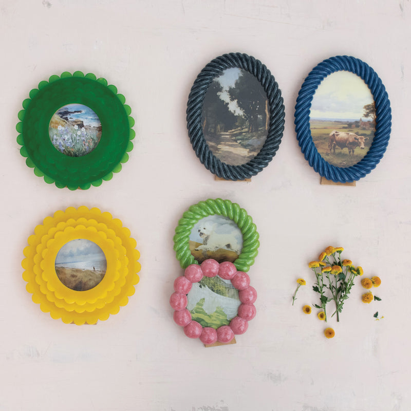 Resin Ball/Twisted Photo Frame