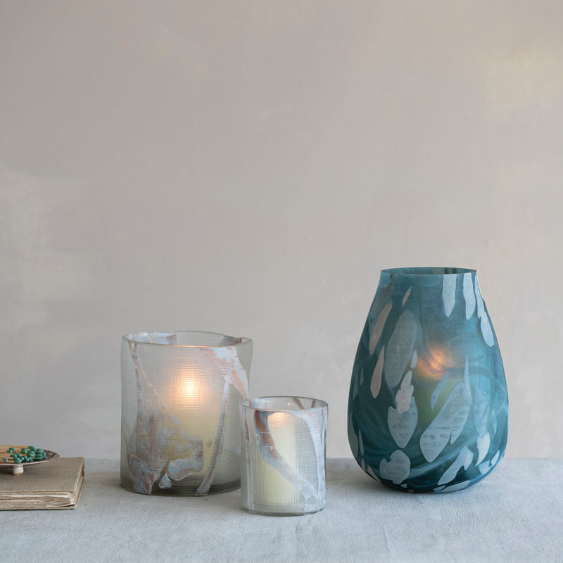 Art Glass Hurricane/Vase