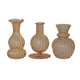 Apricot Hand-Blown Glass Vase