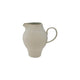 Stoneware Vintage Reproduction Pitcher, White