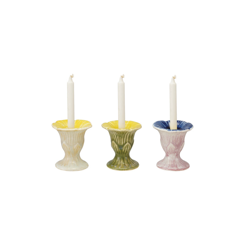 Flower Shaped Taper Holder, 3 Styles