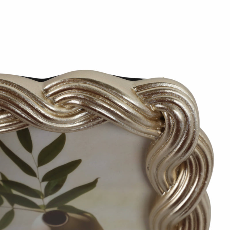 Gold Polyresin Butterfly in Bloom  5x7 Frame