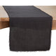 Pompom Design Runner: Black / 16"x72"