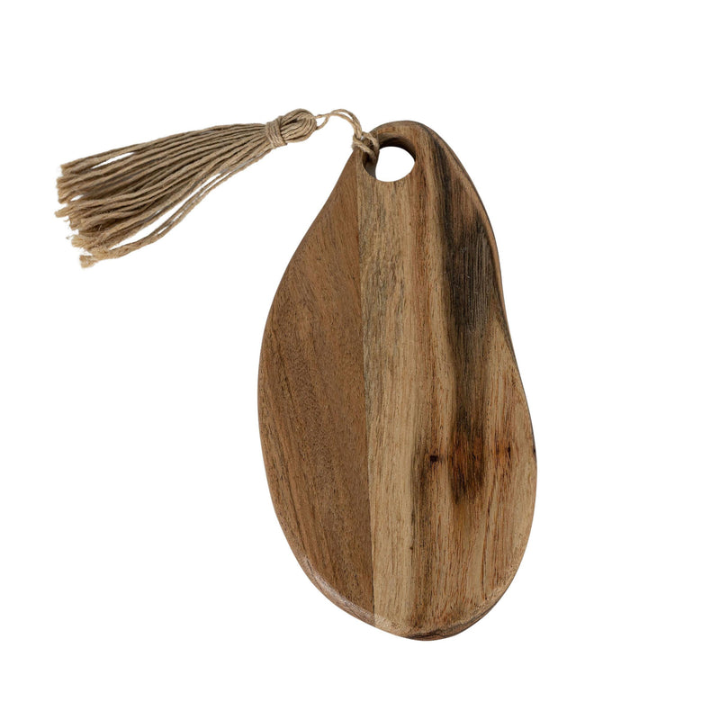SALE - Prairie Mini Cutting Board Acacia Wood & Jute