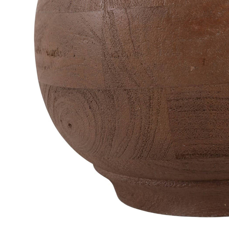 Brown Mango Wood Table Lamp