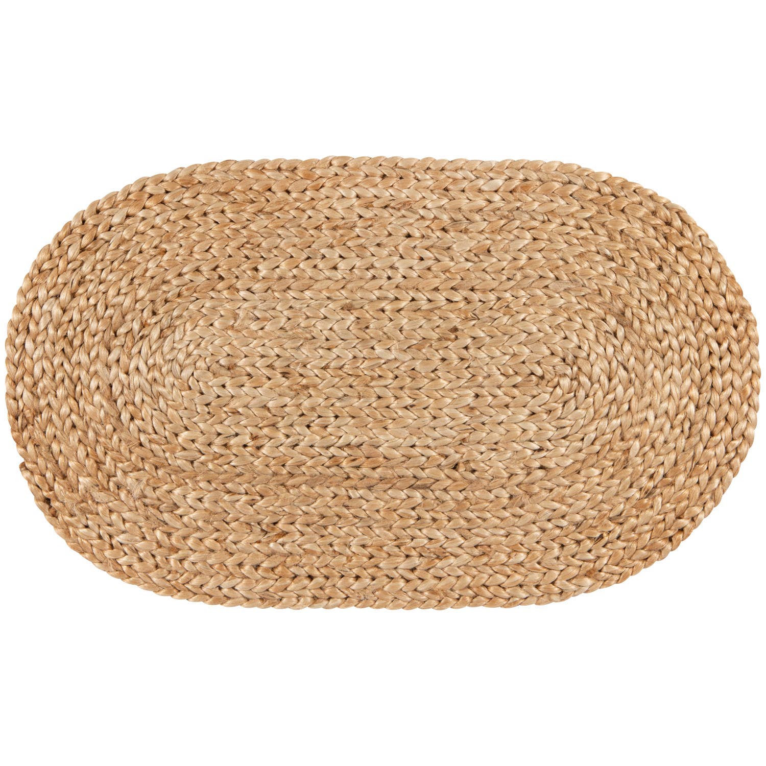 Oval Braided Jute Mat