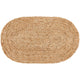 Oval Braided Jute Mat