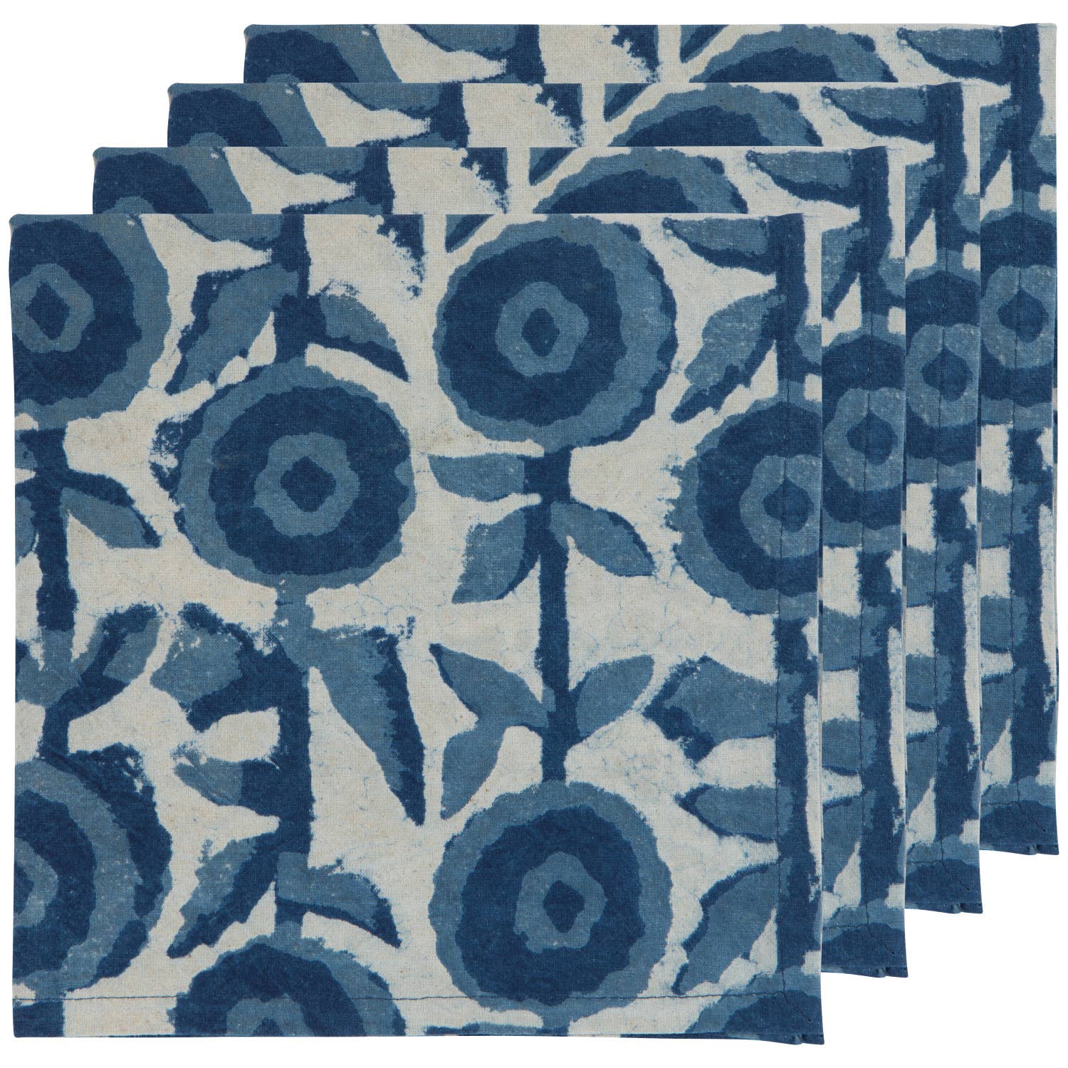 Gilia Block Print Table Napkins