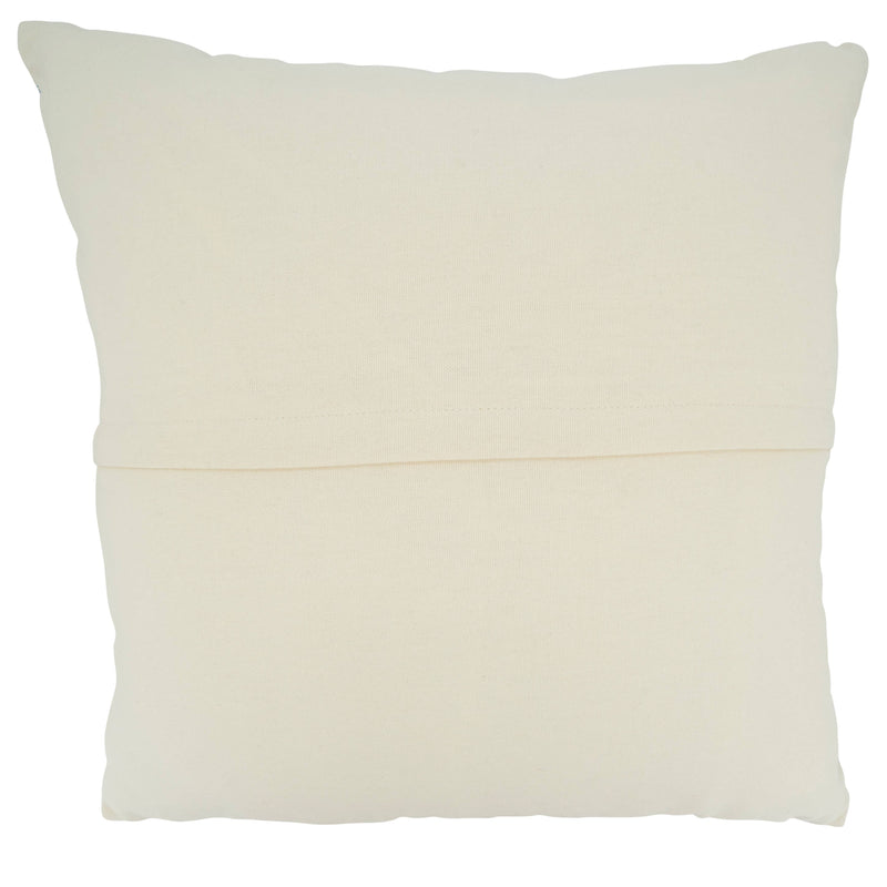 Woven Throw Pillow With Line Design: Blue / Poly Filled / 16"x24"