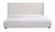 Luzon Queen Bed Light Grey