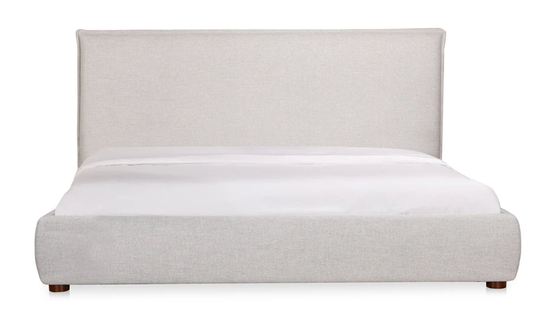 Luzon Queen Bed Light Grey