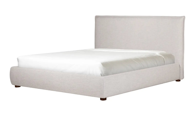 Luzon Queen Bed Light Grey