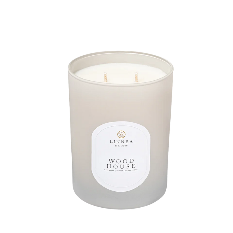 Wood House 2-Wick Candle