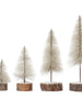 String Trees with Wood Slice Bases, Cream Greenhouse Home