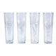 8 oz. Hand-Blown Drinking Glass with Etched Botanicals, 4 Styles