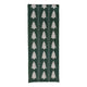 Table Runner with Trees Pattern, Embroidery & Stitching, Green & Natural
