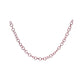 72"L x 2"H Plastic Link Garland with Candy Stripes, Red & White