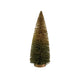 Sisal Bottle Brush Tree with Glitter, Green Ombre