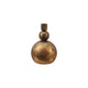 Metal Ball Taper Holder, Antique Gold Finish