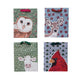 Handmade Printed Recycled Paper Gift Bag with Grosgrain Ribbon Handles, 4 Styles ©