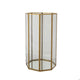 Brass Octagon Shaped Candle Holder