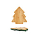 Bamboo Tree Shaped Cheese/Serving Board with Colored Edge