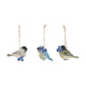 Resin Bird with Berries Ornament, 3 Styles