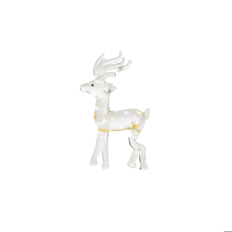 Hand-Blown Glass Deer