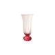 6 oz. Blown Fluted Drinking Glass with Ball Stem, Pink