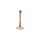 Metal Taper Holder, Distressed Gold Finish