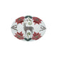 Melamine Platter with Seasonal Botanicals & Deer, Matte Finish ©