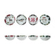 Melamine Bowl with Seasonal Botanicals & Animals, Matte Finish, 4 Styles ©