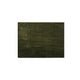 Faux Fur Ribbed Throw with Velvet Back, Green
