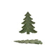 Ceramic Tree Shaped Platter, Green