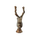 Cast Iron Deer Head Wall Decor with Bell